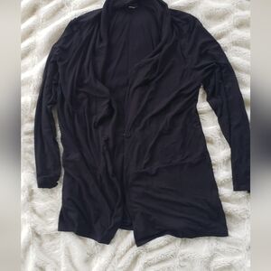 J. Jill wearever collection Size L stretch Black Cardigan